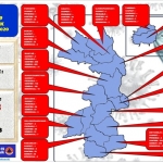 Peta sebaran kasus Covid-19 di Kabupaten Gresik per Minggu (11/10/2020).
