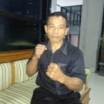 Suwandi yang memiliki nama ring Wonder Boy Wonoroya akan bertinju lagi. Yuniardi Sutondo/ bangsaonline.com 