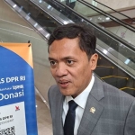 Wakil Ketua Umum Partai Gerindra Habiburokhman saat ditemui di Gedung DPR, Senayan, Jakarta, Selasa (22/8/2023). Foto: Kompas.com.