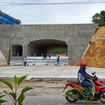 Proyek Underpass Randuagung Tahap I. foto: SYUHUD/ BANGSAONLINE