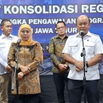 Rapat Konsolidasi Regional MBG di Jatim International Expo Convention Exhibition.