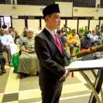 Muhammad Al Barra saat Sidang Promosi Doktor di Fakultas Ilmu Budaya Universitas Padjadjaran Bandung, Selasa (28/6/2022). Foto: MMA/ BANGSAONLINE.com