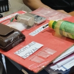 Barang bukti narkotika yang diamankan Polres Bangkalan hasil penggrebekan kantor Kecamatan Modung