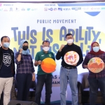 Cak Ji saat menghadiri acara Public Movement bertemakan "This Is Ability Not Disability" yang berlangsung di Plaza Surabaya, Minggu (20/6/2021).