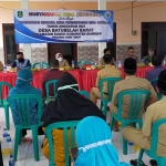Musyawarah Desa (Musdes) Rencana Kerja Pemerintahan Desa (RKPDes) Batubelah Barat, Kecamatan Dasuk Tahun Anggaran 2021. (foto: ist).