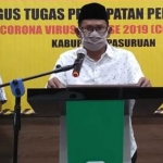 Juru Bicara Tim Gugus Tugas Pencegahan Covid-19 Pemkab Pasuruan Anang Syaiful Wijaya.