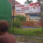 Baliho dan spanduk Prabowo-Khofifah sebagai pasangan calon presiden dan wakil pada Pemilu 2024 bertebaran di wilayah Tapal Kuda Jatim. Foto: Ist