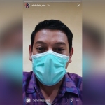 Wali Kota Kediri Abdullah Abu Bakar saat mengumumkan satu pasien positif Covid-19 melalui instagram.