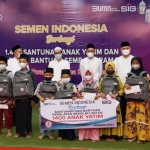 Momen Ramadan dimanfaatkan oleh PT Semen Indonesia (Persero) Tbk (SIG) Pabrik Tuban untuk berbagi kepada sesama.