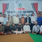 Calon Wakil Gubernur Jawa Timur Nomor urut 3, Gus Hans (duduk nomor 5 dari kiri) bersama para Gawagis se-Kabupaten Kediri. (Ist).