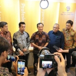 Kapusdatin Kementerian ATR/BPN, I Ketut Gede Ary Sucaya, saat memberi keterangan ke awak media.