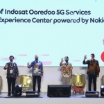 Peluncuran layanan 5G Indosat Ooredoo di Surabaya.