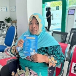 Lailatin Khusul Saidah (32), warga Dusun Kangkungan, Kecamatan Gedeg, Kabupaten Mojokerto.