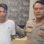 Tampang pelaku Ahmad Rizky saat diamankan polisi