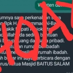 
Akun whatsapp palsu yang mengatasnamakan Wakil Bupati Mojokerto, H Muhammad Al Barra.