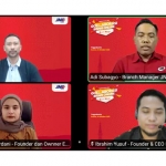 Kegiatan Webinar JNE, Goll... Aborasi Bisnis Online bersapa UMKM Yogyakarta.