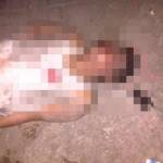 SEKARAT: Kondisi maling motor, Arifin yang nyaris tewas setelah tertangkap dan dihajar massa. foto: catur andy erlambang/BANGSAONLINE