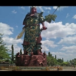 Patung Dewa Kongco di komplek Klenteng Kwan Sing Bio  yang saat ini menjadi polemik. foto: SUWANDI/ BANGSAONLINE
