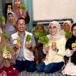 Wakil Ketua Komisi A DPRD Kota Malang, Djoko Prihatin, saat peresmian Depo Mitra Karya ke-3.