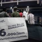 harga tiket di hiburan yang semestinya tutup saat Ramadan. foto:rusmiyanto/BANGSAONLINE