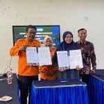 Penandatanganan kerja sama Poltera dan FRPB Pamekasan