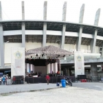 Stadion Gelora Joko Samudro di Jalan Veteran, Desa Segoromadu, Kecamatan Kebomas. foto: SYUHUD/ BANGSAONLINE