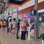 Suasana Stasiun Surabaya Pasar Turi