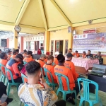 BPBD Jatim saat penetapan Desa Watuagung, Pulau Mengare, Kecamatan Bungah, sebagai Desa Tangguh Bencana. (Ist)