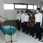 Pelantikan Pengurus PABPDSI Sumenep di Aula Universitas Bahauddin Mudhari (UNIBA) Madura, Kamis (27/01).
