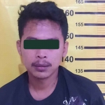 Wajah pelaku pencurian motor di Karang Asem Surabaya, setelah di lakukan pemeriksaan Polsek Tambaksari.