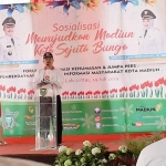Wali Kota Madiun saat menyampaikan paparan.