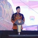 Wali Kota Pasuruan, Saifullah Yusuf, saat memberi sambutan dalam Rakerkorwil IV Apeksi.