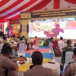 Kapolri Jenderal Listyo Sigit Prabowo saat launching SIM Sinar secara virtual.