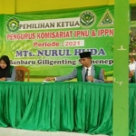Pemilihan Ketua Komisariat IPNU dan IPPNU di MTs Nurul Huda Giliraja Kecamatan Giligenting. (foto: ist)