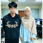 Pelaku curas atau pencurian dengan kekerasan saat diamankan petugas dari Satreskrim Polres Batu.