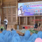 Bupati Tuban saat menghadiri silaturrahim dengan komite BAS Tuban, Ahad (21/7).