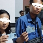 Pelaku penipuan sembako murah di Surabaya.