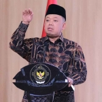 Menteri ATR/BPN saat memberi sambutan.