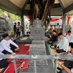 Pjs Bupati Tuban bersama jajaran forkompimda saat ziarah ke Makam Ronggolawe.