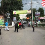 Lokasi kejadian kecelakaan di Jalan Desa Pagerwojo, tepatnya di simpang empat Balai Desa Pagerwojo, Kecamatan Buduran, Senin (13/2/2023).