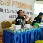 Syamsul Arifin, Divisi Pencegahan dan Hubungan Antar Lembaga Panwaslu Pacitan. foto: yuniardi s/ bangsaonline