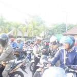 Operasi Patuh Semeru perdana yang dipimpin KBO Satlantas Polres Pasuruan.