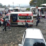 Pelatihan dan simulasi penanggulangan bencana yang digelar Dinkes Kota Batu-MDMC.