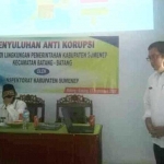 ASN di Kecamatan Batang-Batang saat mengikuti Penyuluhan Anti Korupsi di pendopo kantor kecamatan setempat.