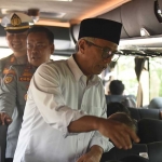 Wakil Wali Kota Kediri ketika menyapa para peserta program Balik Gratis 2026. Foto: Ist