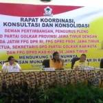 Suasana rapat konsolidadi DPD I Golkar Jatim. Foto: merdeka.com