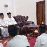 Muhammad Albarra, Wakil Bupati Mojokerto sekaligus Putra KH Asep Saifuddin Chalim saat memberikan sambutan.