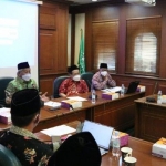 Ilustrasi: Panitia Muktamar NU ke-34 yang akan digelar di Lampung rapat di kantor PBNU. Foto: ist