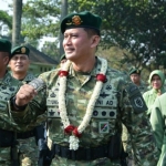 Pangdivif 2 Kostrad Singosari Malang yang baru dilantik Pangkostrad.