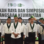 Pengurus HMI Cabang Kediri Masa Juang 2025-2026 saat pengambilan sumpah. (Ist).
